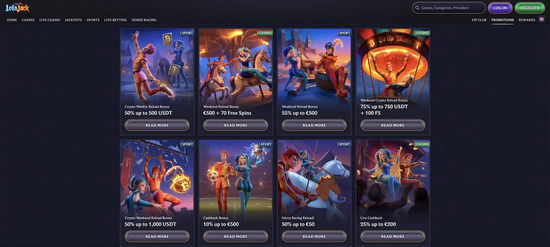 Lolajack Bonus for Australian players