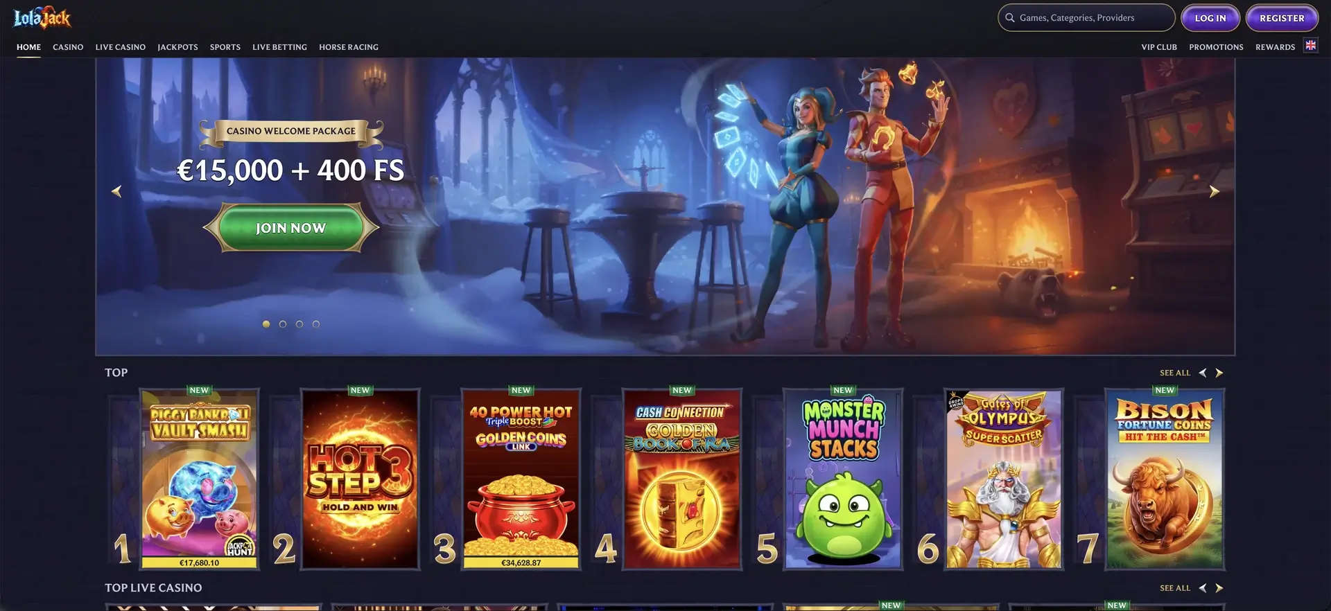Lolajack Casino Australia for Australian players