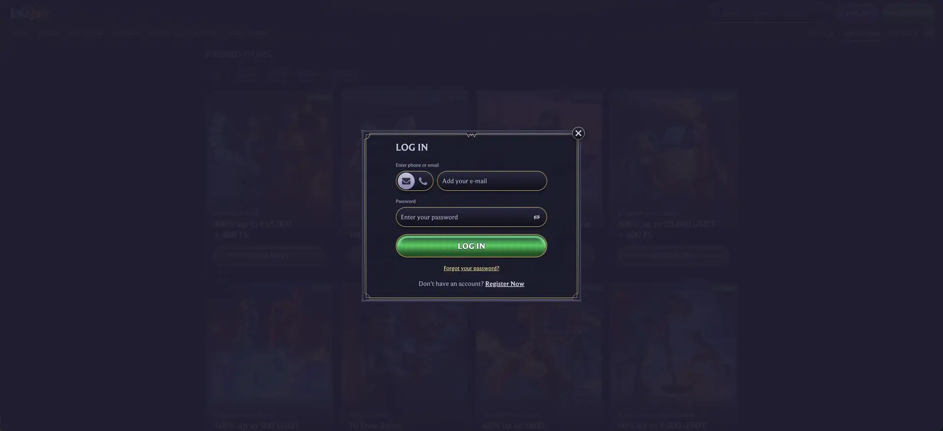 Lolajack Login for Australian players